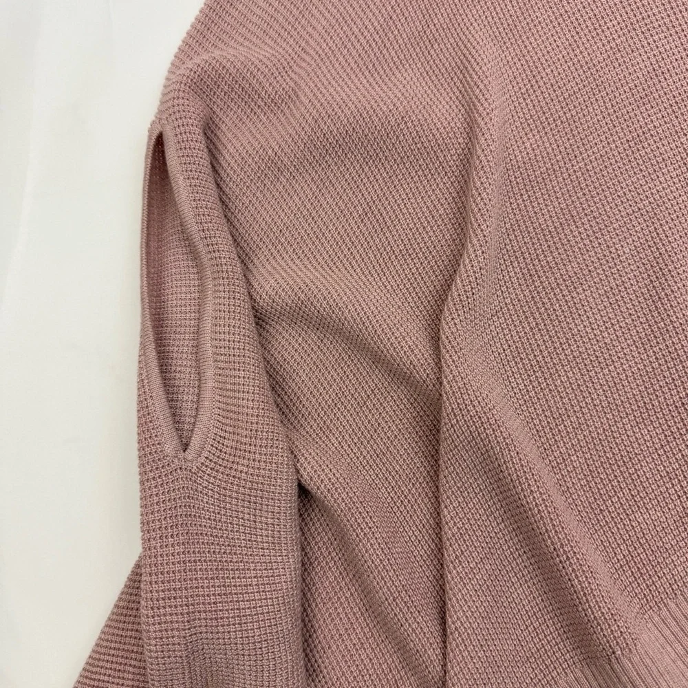 Lululemon Forward Flow Cape Heathered Mink Berry Pink Cashmere Blend